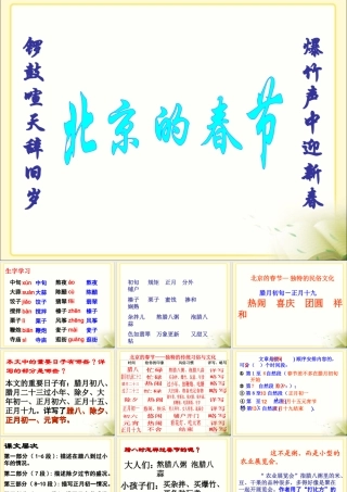 《北京的春节》教学课件2