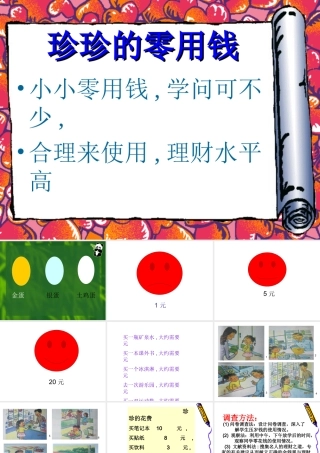 珍珍的零用钱