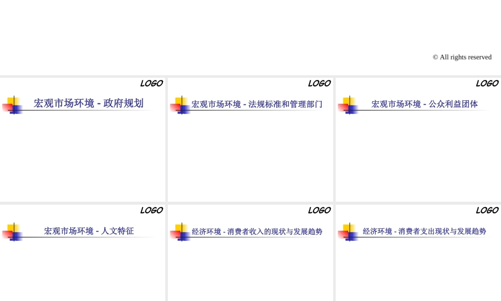 公司市场环境分析模板