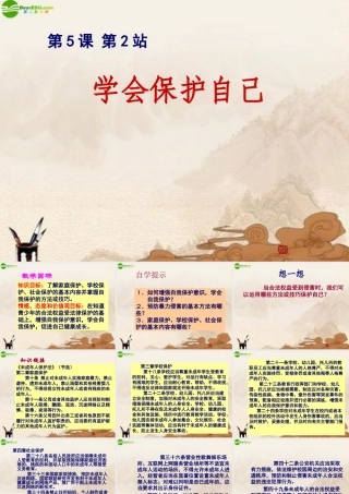 八年级政治下册 第五课(远离暴力)第二框课件 北师大版 课件