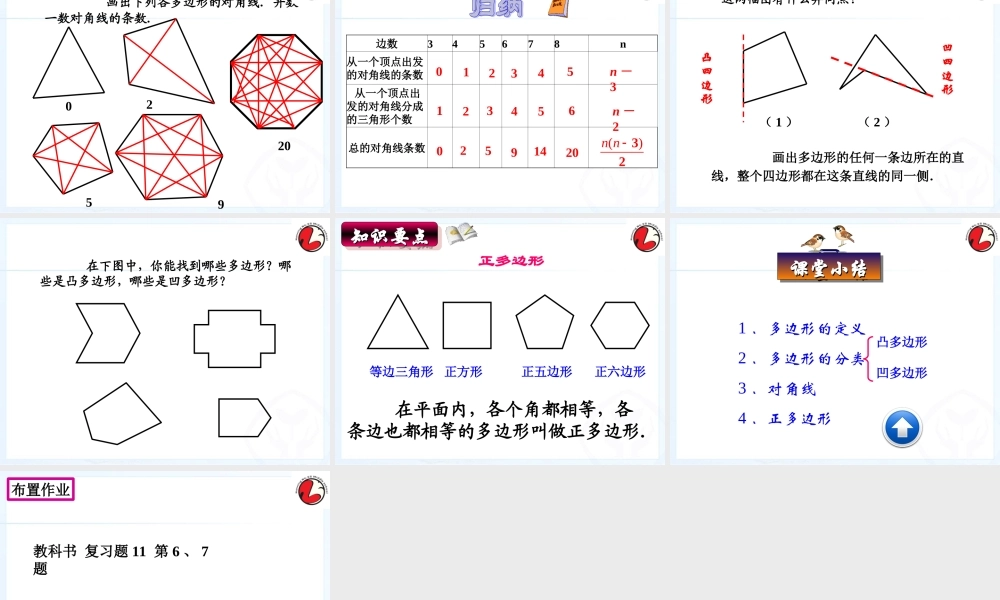 11.3多边形内角和(1)