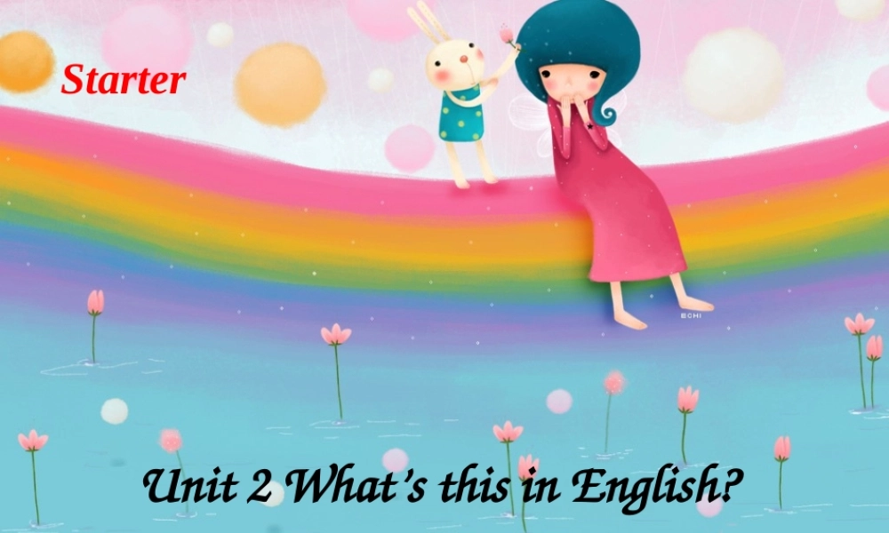 七年级英语上预备篇课件unit 2人教版新目标 课件