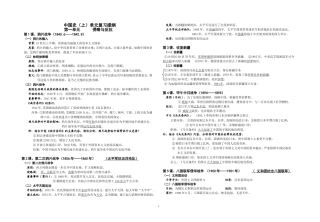 中国近现代史提纲