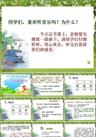 苏教版五年级下册《二泉映月》PPT课件1