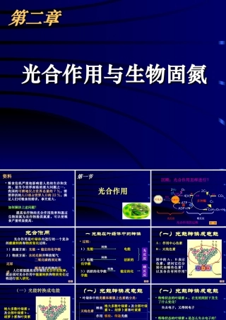 光能在叶绿体中的转换高三生物选修课件人教版
