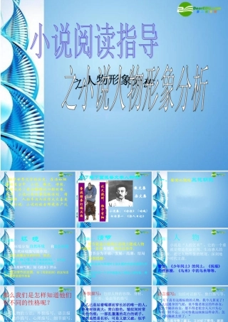 九年级语文上册 (小说阅读指导之小说人物形象分析)教学课件 人教新课标版 课件