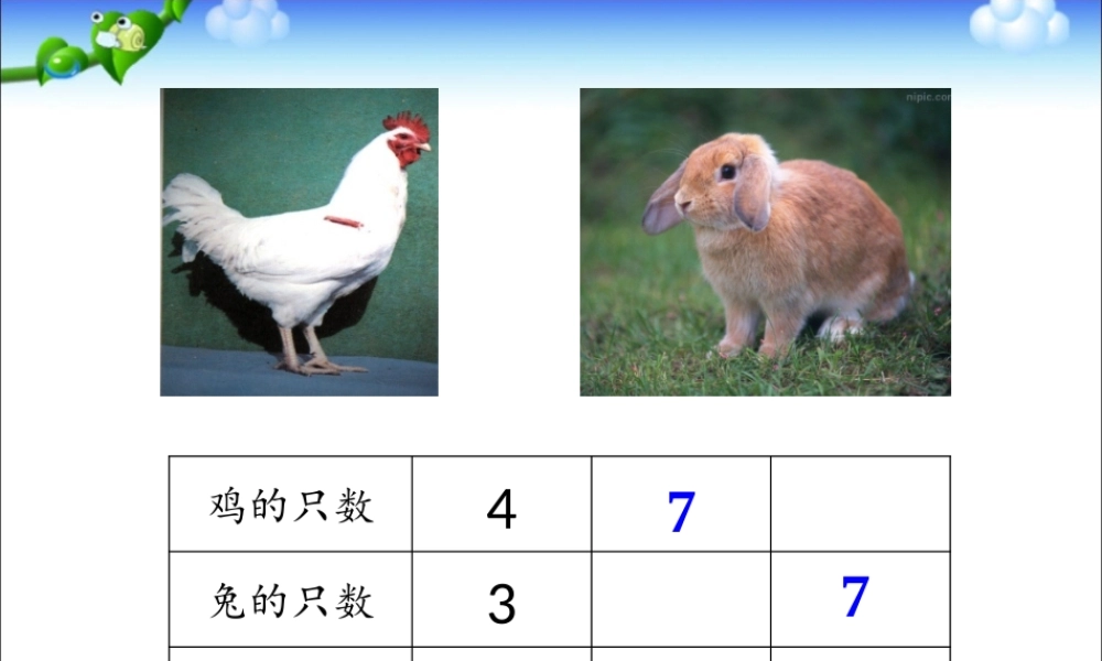 人教版_鸡兔同笼(自制精品)