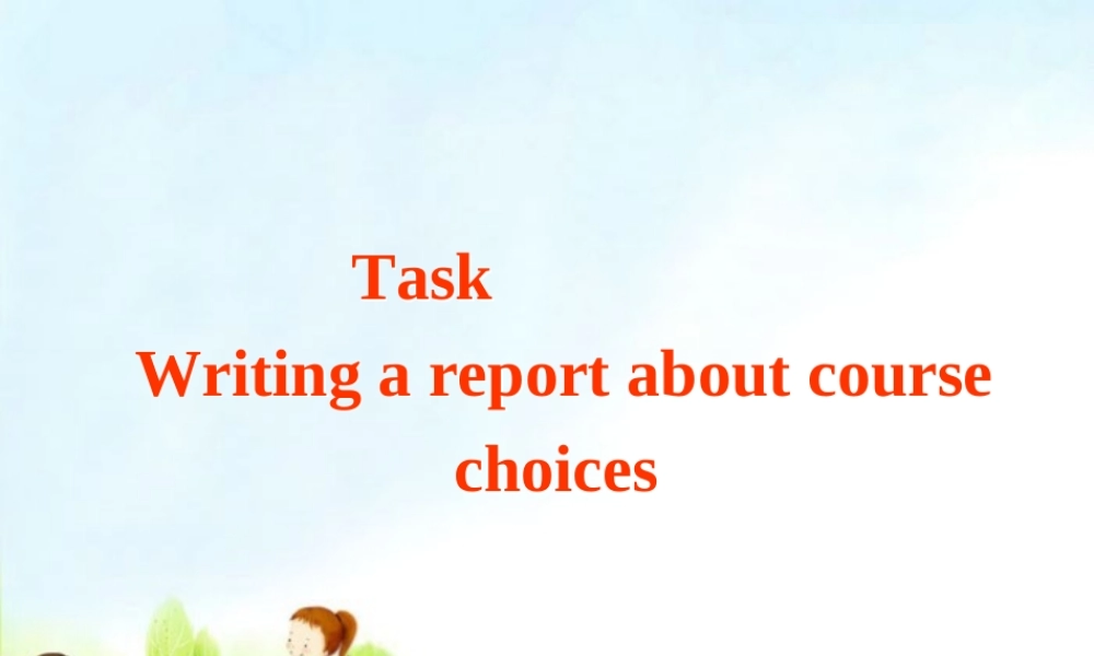 新课标高三英语高考二轮复习：(Task)(课件) 课件