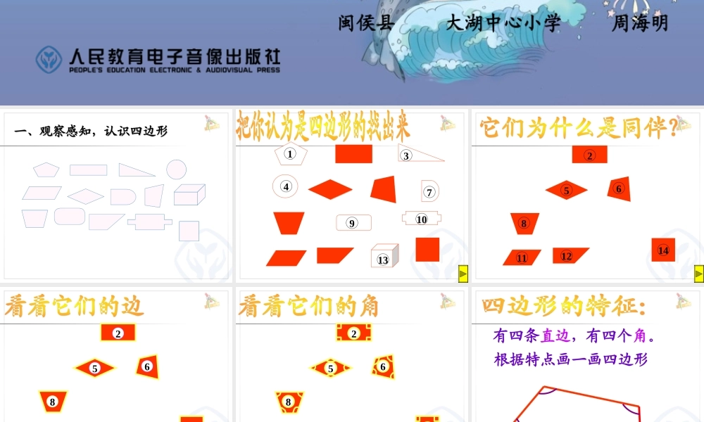 2014年人教版__四边形的认识__公开课课件