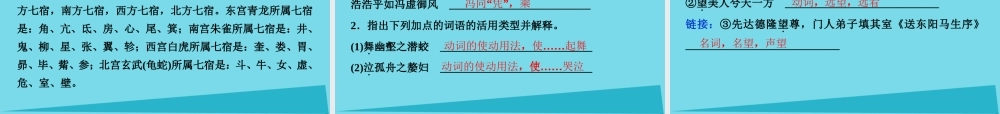 优化方案高考语文总复习第四单元像山那样思考第19课赤壁赋课件苏教版必修1 课件