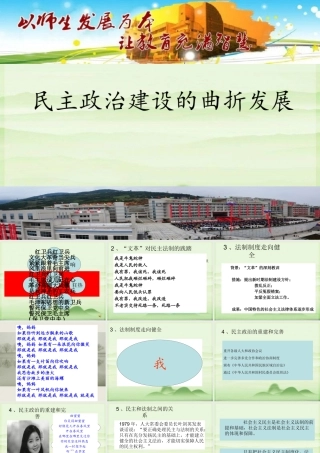 民主政治建设的曲折发展-上课用