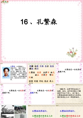 16.孔繁森