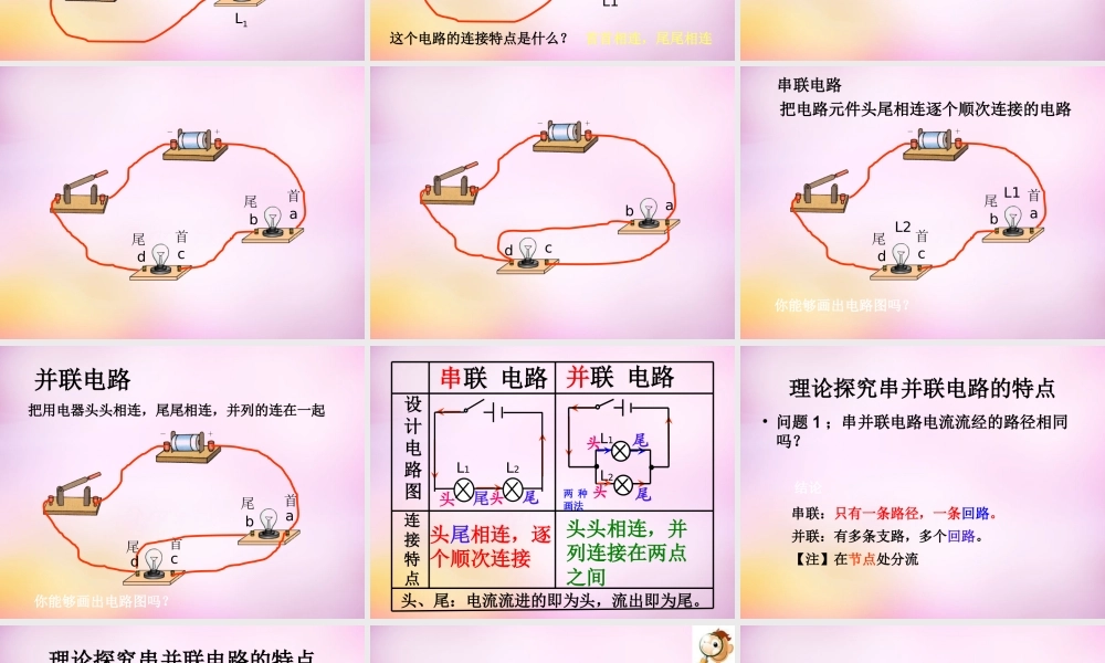 九年级物理全册 第十五章 第三节(串联和并联)课件 (新版)新人教版 课件