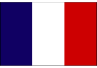 世界杯纸模：助威国旗(A4-法国)