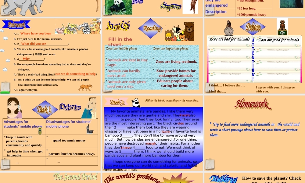 九年级英语 Unit15Section A and SectionB课件 人教新目标版 课件