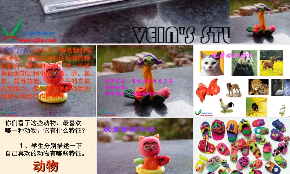 人教新课标美术二年级上册《有趣的彩泥》15张