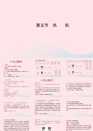 九年级物理下册 第十九章 第五节 热机课件 鲁科版五四制 课件