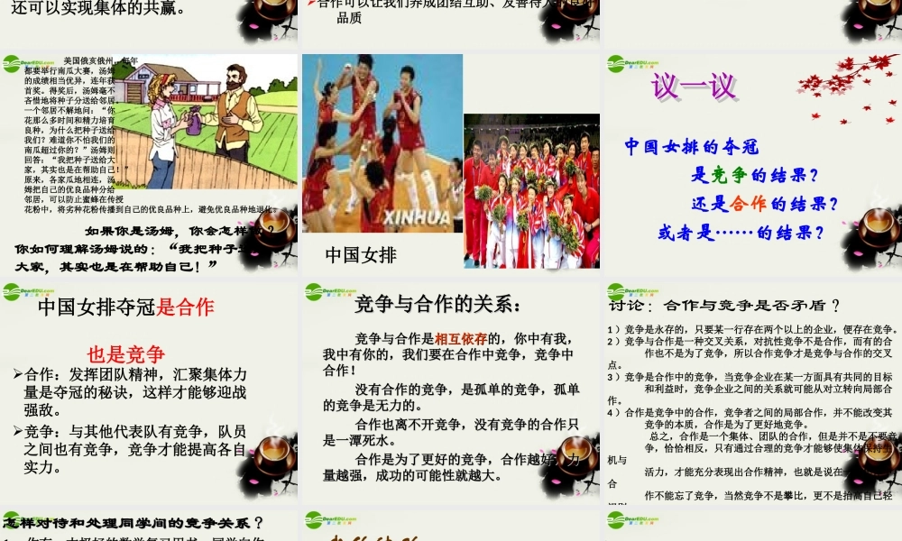 八年级政治下册 第四课(生命之舟)第二框课件 人民版 课件