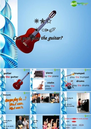 七年级英语上册 Unit 10 Can you play the guitar Section B课件 人教新目标版 课件