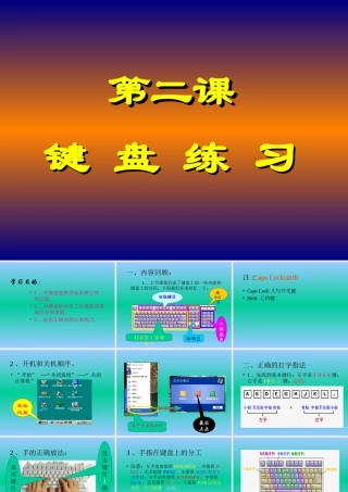 初中信息技术键盘练习课件