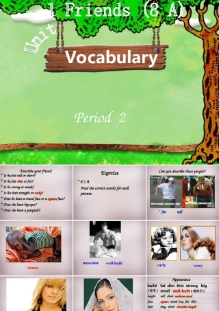 八年级英语上册 Unit 1 Friends Vocabulary课件1 牛津版 课件