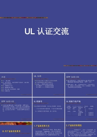 UL培训资料