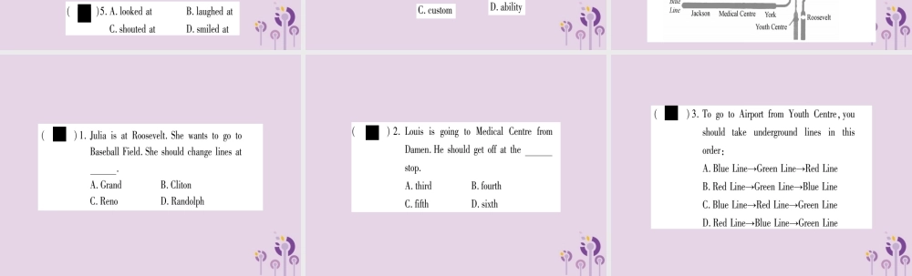 九年级英语全册 Unit 3 Could you please tell me where the restrooms are Section B作业课件 (新版)人教新目标版 课件