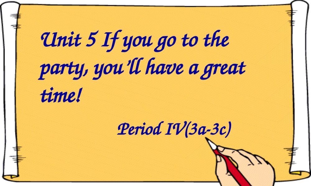 八年级英语下Unit5课件