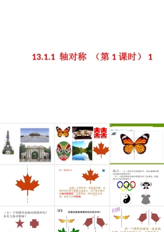 轴对称(1).1.1轴对称(1)