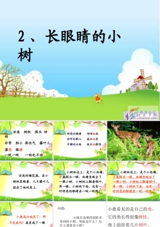 2、长眼睛的小树