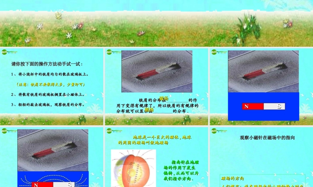 九年级物理上册 电与磁课件1 教科版 课件