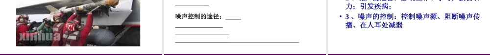 八年级物理上册 第一章第三节节(令人厌烦的噪声)课件 苏科版 课件