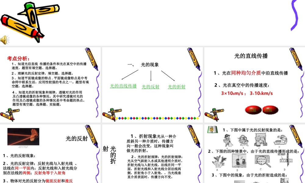 光学复习 新课标 课件