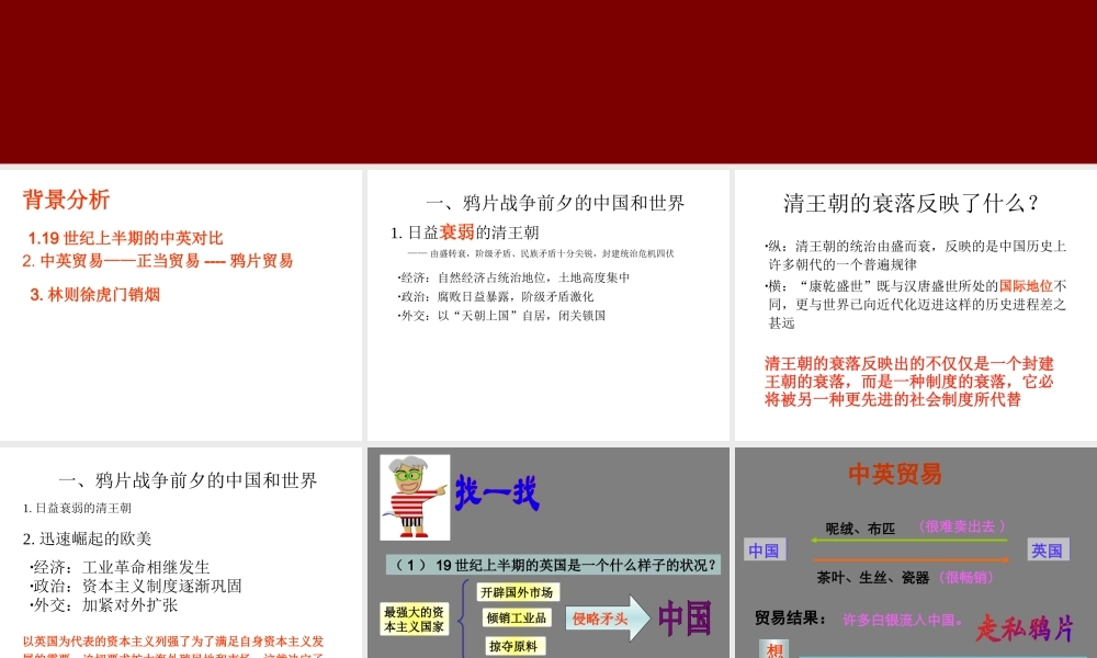 八年级历史第1课　鸦片战争 课件示例二 课件