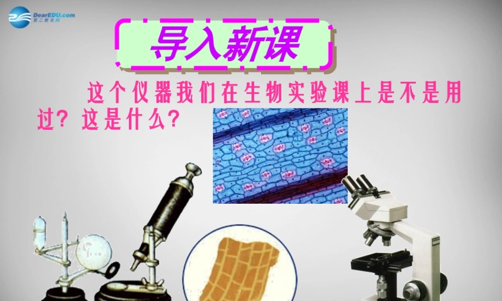 八年级物理上册 5.5 显微镜和望远镜课件5 (新版)新人教版 课件