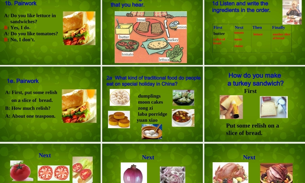 八年级英语上册 Unit 8 How do you make a banana milk shake Section B课件 (新版)人教新目标版 课件