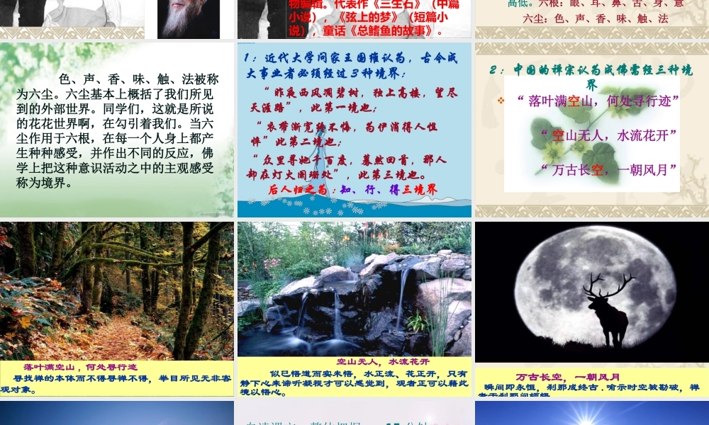 人生的境界冯友兰ppt