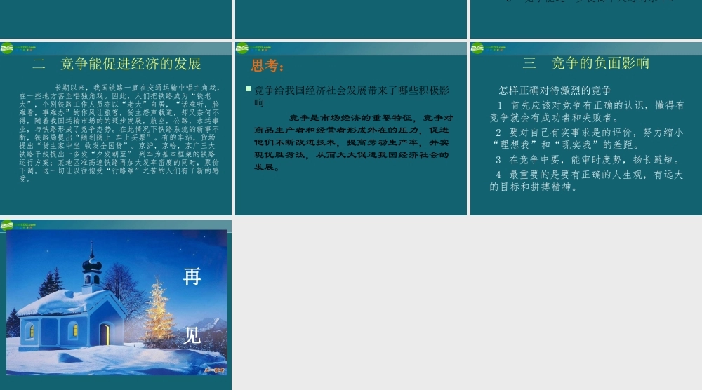 八年级政治下册 竞争与合作1课件 陕教版 课件