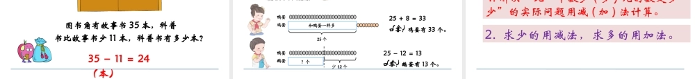 小学数学人教2011课标版二年级用100以内的加减法解决问题.5-用100以内的加减法解决问题课件
