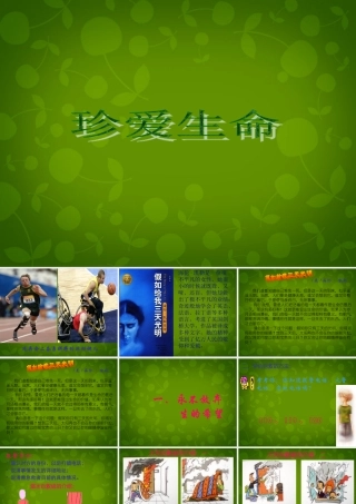 八年级政治上册 珍爱生命课件 北师大版 课件