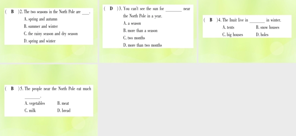 七年级英语上册 Unit 7 Days and Months Lesson 37 Seasons and Weather课件 (新版)冀教版 课件