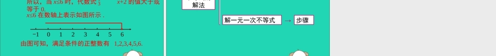 七年级数学下册 第九章 不等式与不等式组 9.2 一元一次不等式 第1课时 一元一次不等式的解法教学课件 (新版)新人教版 课件