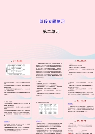 八年级历史上册 阶段专题复习 第2单元 近代化的起步课件 岳麓版 课件