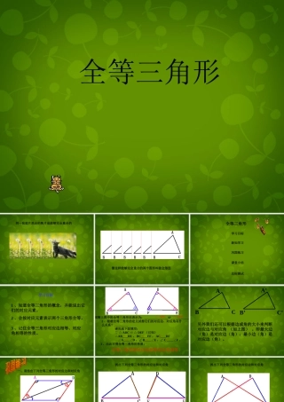 八年级数学上册 11.1 全等三角形课件1 新人教版 课件