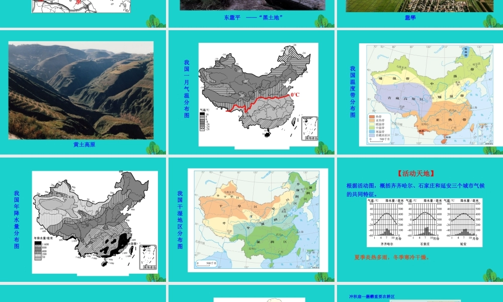 八年级地理下册 第六章 第一节 自然特征与农业课件(新版)新人教版 课件