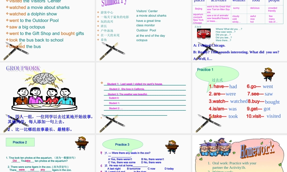 八年级英语上册 unit8 公开课课件 人教新目标版 课件