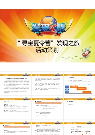 “寻宝夏令营”发现之旅活动策划