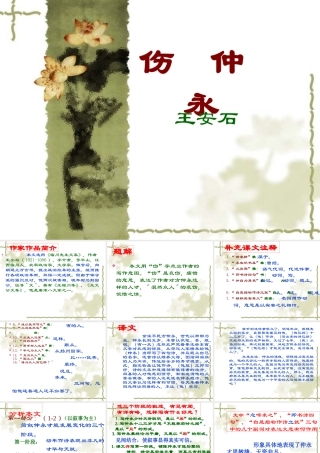 七年级语文伤仲永课件4 语文版 课件