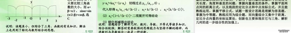 全国各地高考模拟创新试题讲座 试题