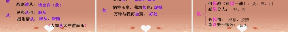 九年级语文下册 第21课(曹刿论战)中考复习课课件 新人教版 课件